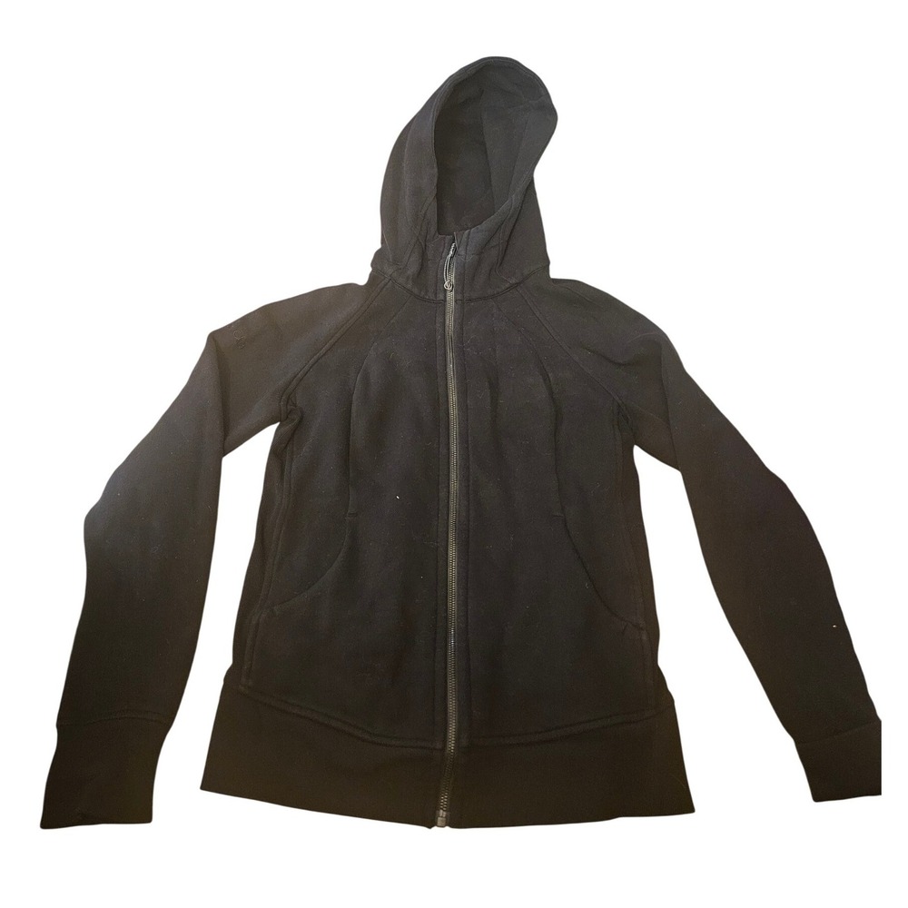 Lululemon Scuba Full-Zip Hoodie Black Docusign Pinnacle Club Logo Size‎ 8